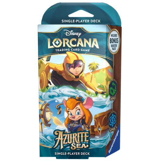 Disney Lorcana TCG - S6 Azurite Sea Starter Deck: Emberald & Sapphire