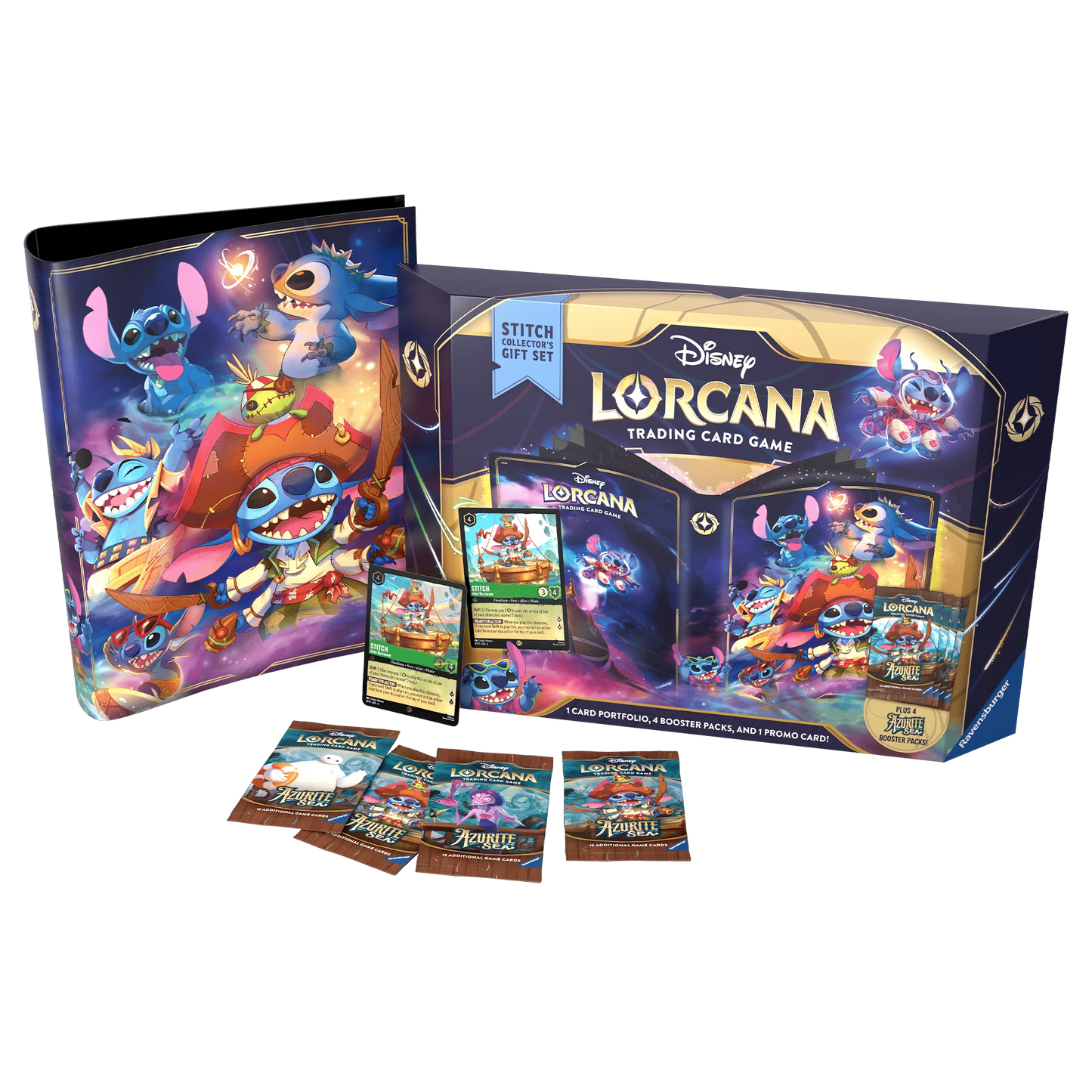 Disney Lorcana TCG - S6 Azurite Sea Stitch Collector's Gift Set