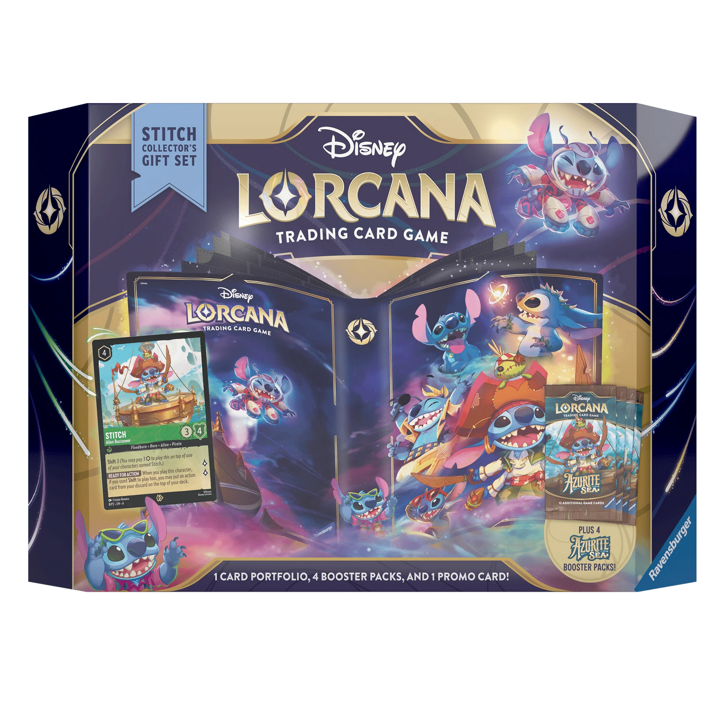 Disney Lorcana TCG - S6 Azurite Sea Stitch Collector's Gift Set