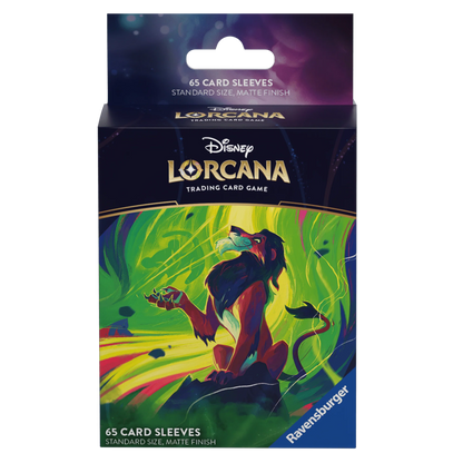 Disney Lorcana TCG - S6 Azurite Sea Sleeves: Scar, Vengeful Lion