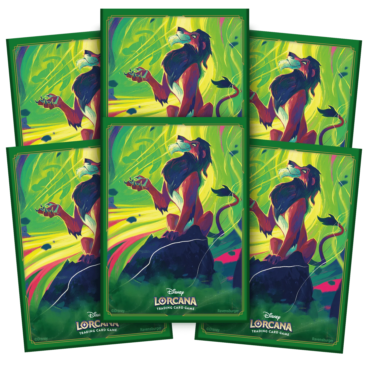 Disney Lorcana TCG - S6 Azurite Sea Sleeves: Scar, Vengeful Lion