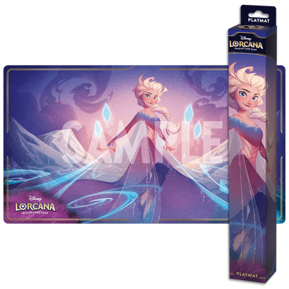 Disney Lorcana TCG - S6 Azurite Sea Playmat: Elsa, The Fifth Spirit