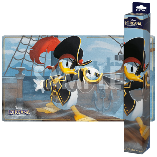 Disney Lorcana TCG - S6 Azurite Sea Playmat: Donald Duck, Buccaneer