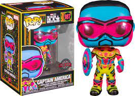 Falcon Winter Soldier - Cap America Black Light US Exclusive Pop! Vinyl