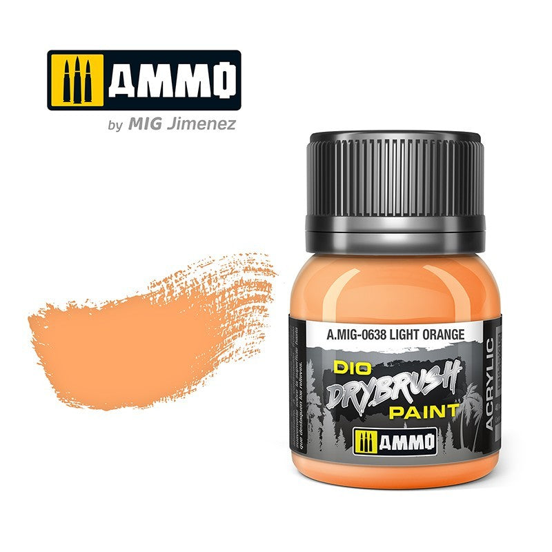 Ammo by MIG - Drybrush - Light Orange  40ml