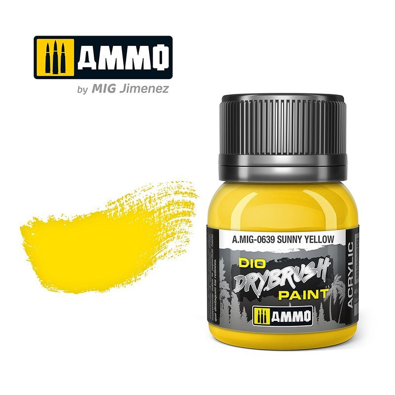 Ammo by MIG - Drybrush - Sunny Yellow 40ml