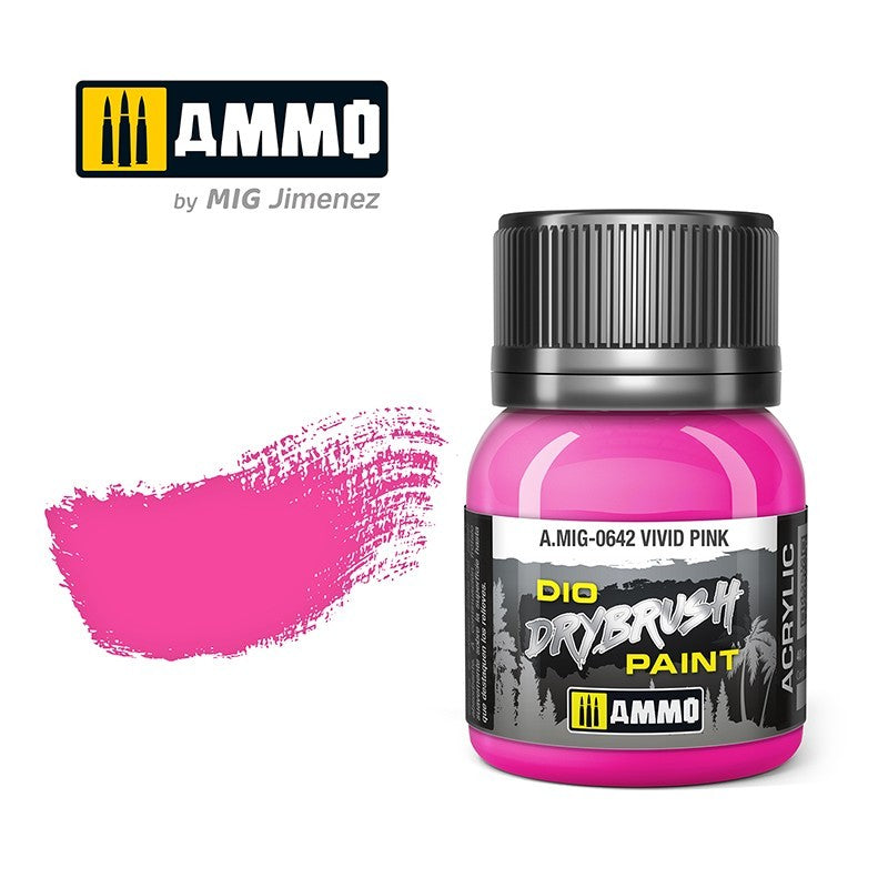 Ammo by MIG - Drybrush - Vivid Pink  40ml