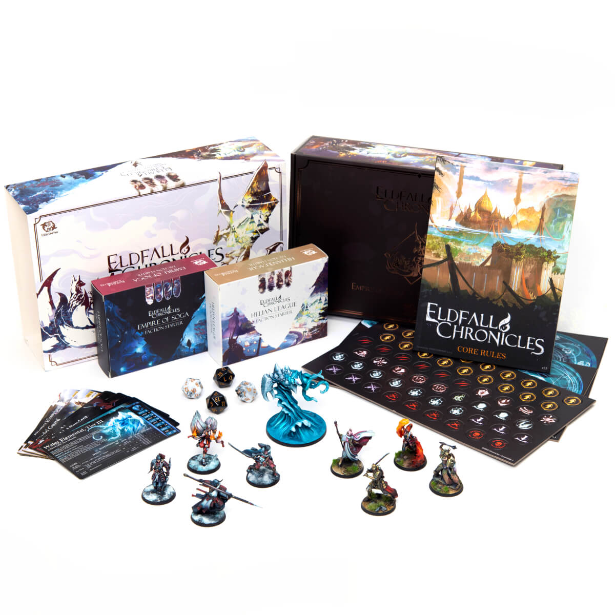 Eldfall Chronicles - Two-Player Starter Set: Empire of Soga vs Helian League