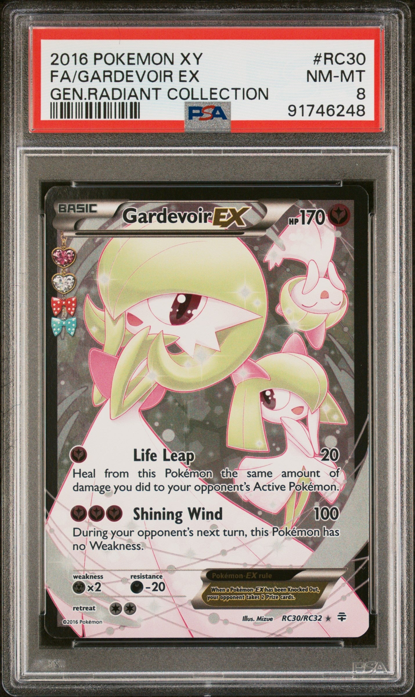 2016 Pokemon Xy Generations Radiant Collection Rc30 Fa/Gardevoir Ex Gen.Radiant Collection