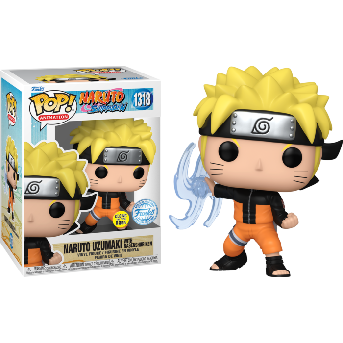 Naruto: Shippuden - Naruto Uzumaki with Rasenshuriken Glow-in-the-Dark US Exclusive Pop! Vinyl