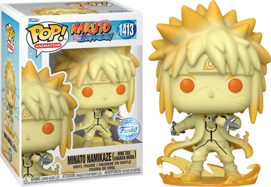 Naruto: Shippuden - Minato Namikaze (Nine Tail Chakra Mode) US Exclusive Pop! Vinyl #1413