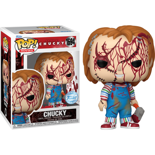 Bride of Chucky - Chucky (Battle Damaged) Pop!