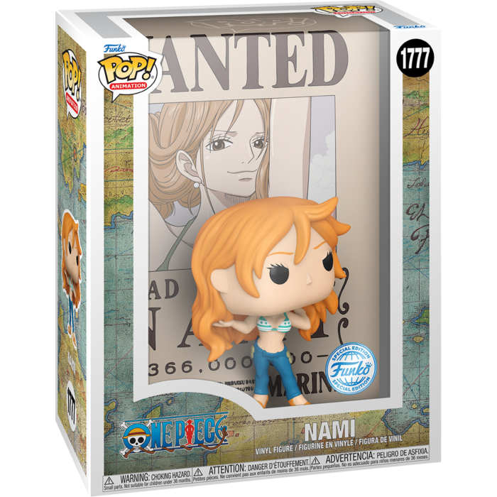 One Piece - Nami Wanted Poster US Exclusive Pop! Cover