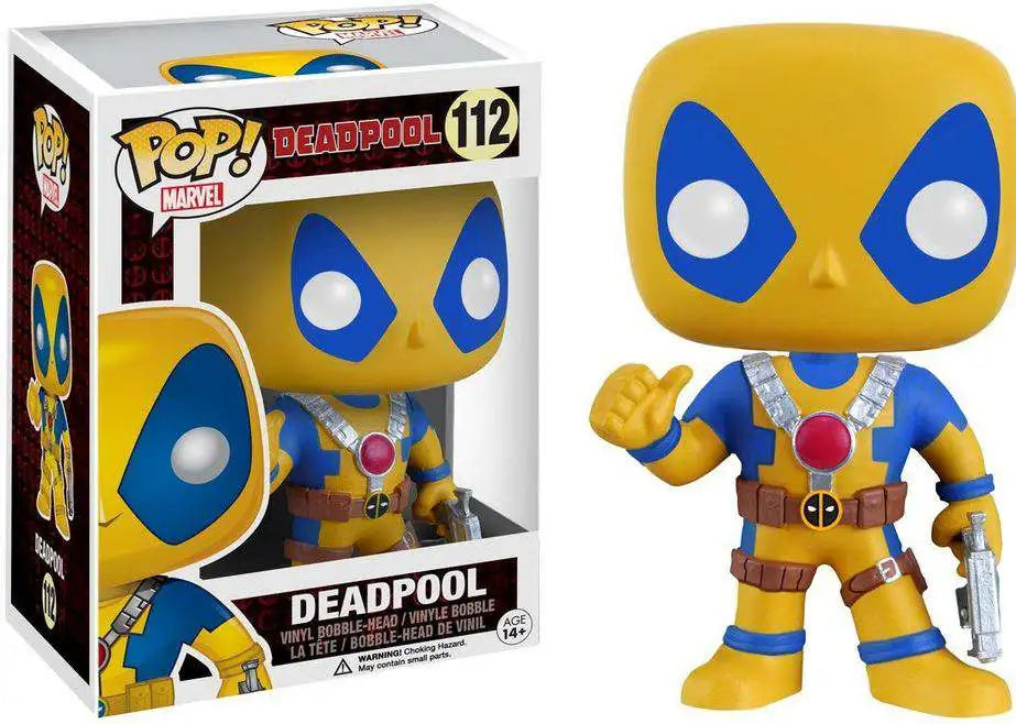 Deadpool - Deadpool (Thumbs Up - Blue/Yellow) Pop! Vinyl #112