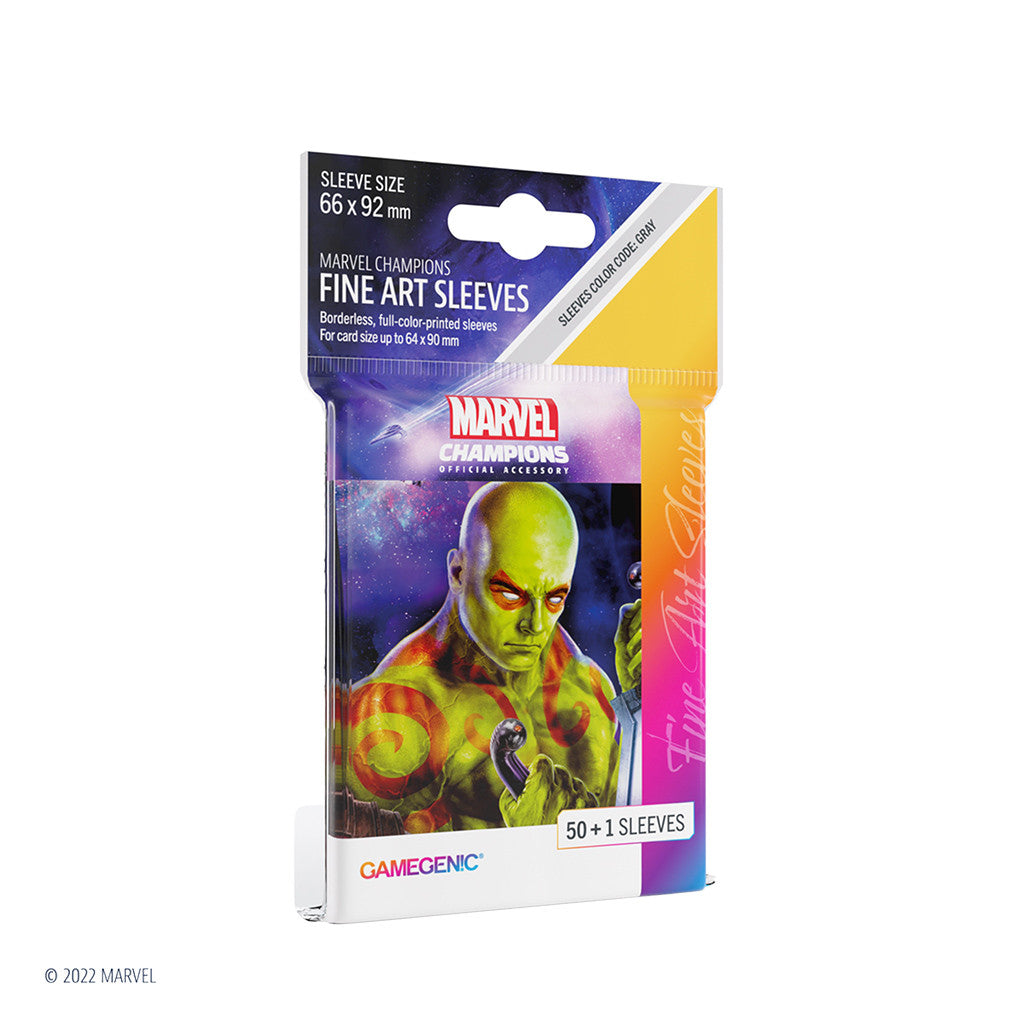 Gamegenic Marvel Champions FINE ART Sleeves Drax