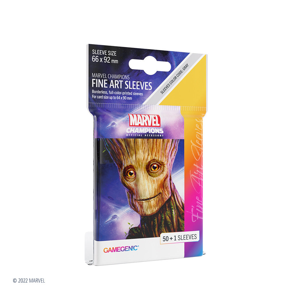 Gamegenic Marvel Champions FINE ART Sleeves Groot