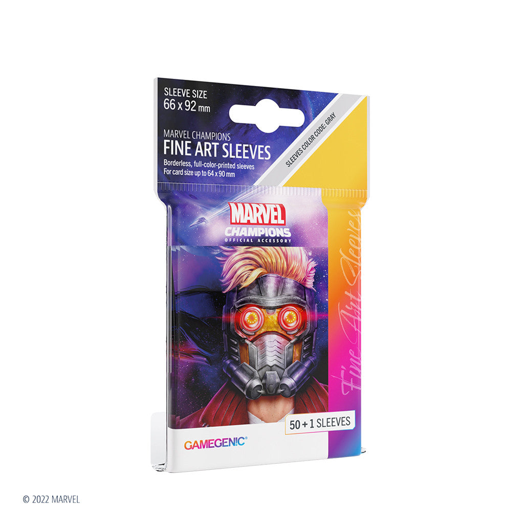 Gamegenic Marvel Champions FINE ART Sleeves Star-Lord