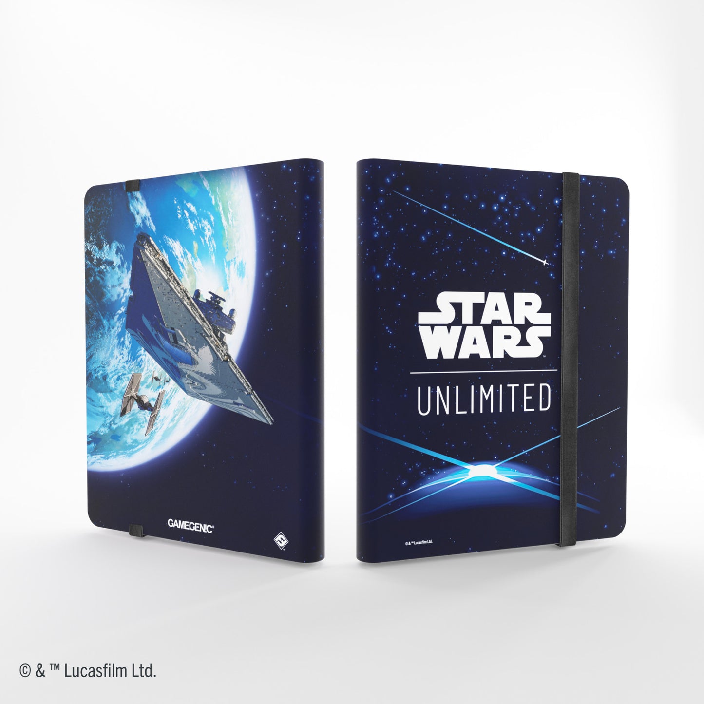 Gamegenic Star Wars Unlimited 18-Pocket Album - Card Back Blue