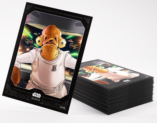 Gamegenic Star Wars Unlimited Art Sleeves - Admiral Ackbar