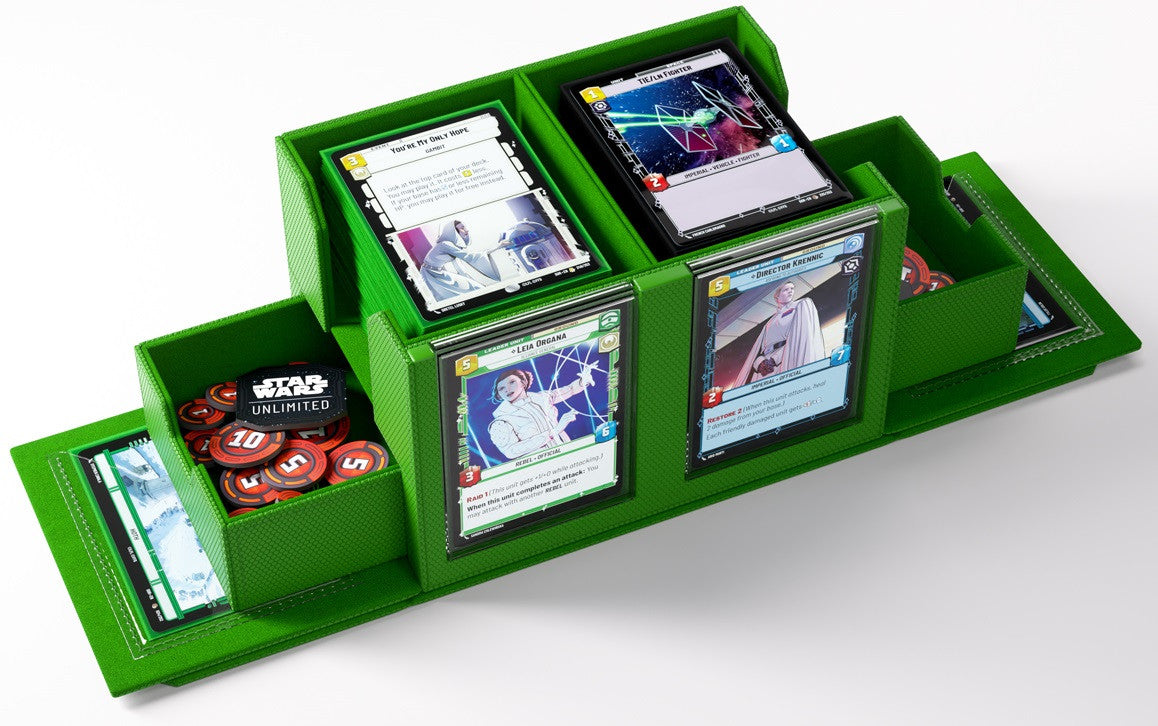 Gamegenic Star Wars Unlimited Double Deck Pod - Green