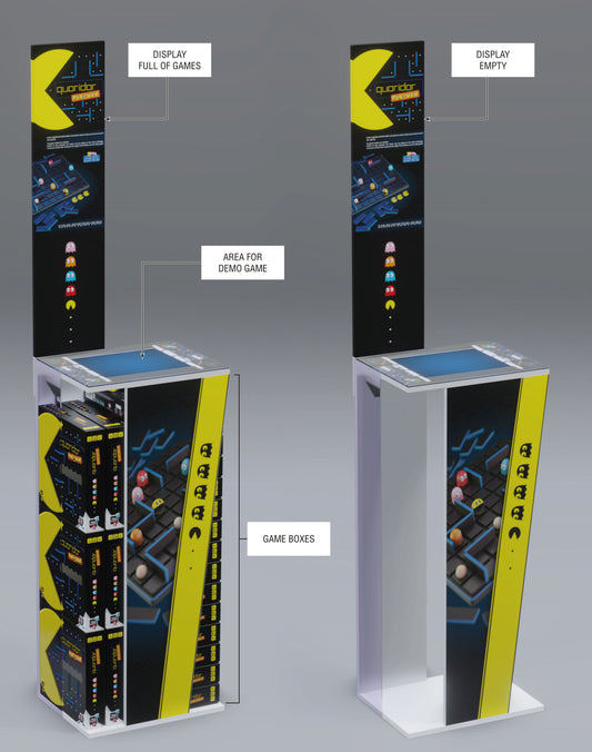 Gigamic Abstract Display Table Bundle (Pac-Man Edition)