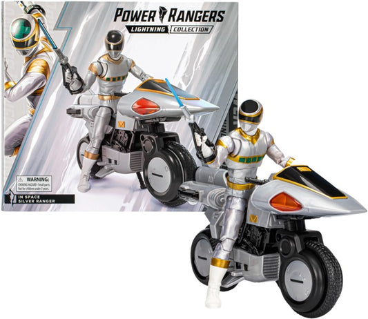 Power Rangers - Lightning Collection - Deluxe In Space Silver Ranger