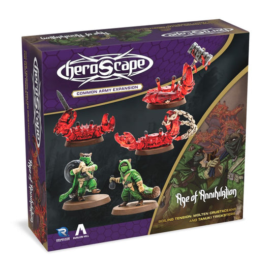 Heroscape - Molten Crustaceans & Tanuki Tricksters Common Army Expansion