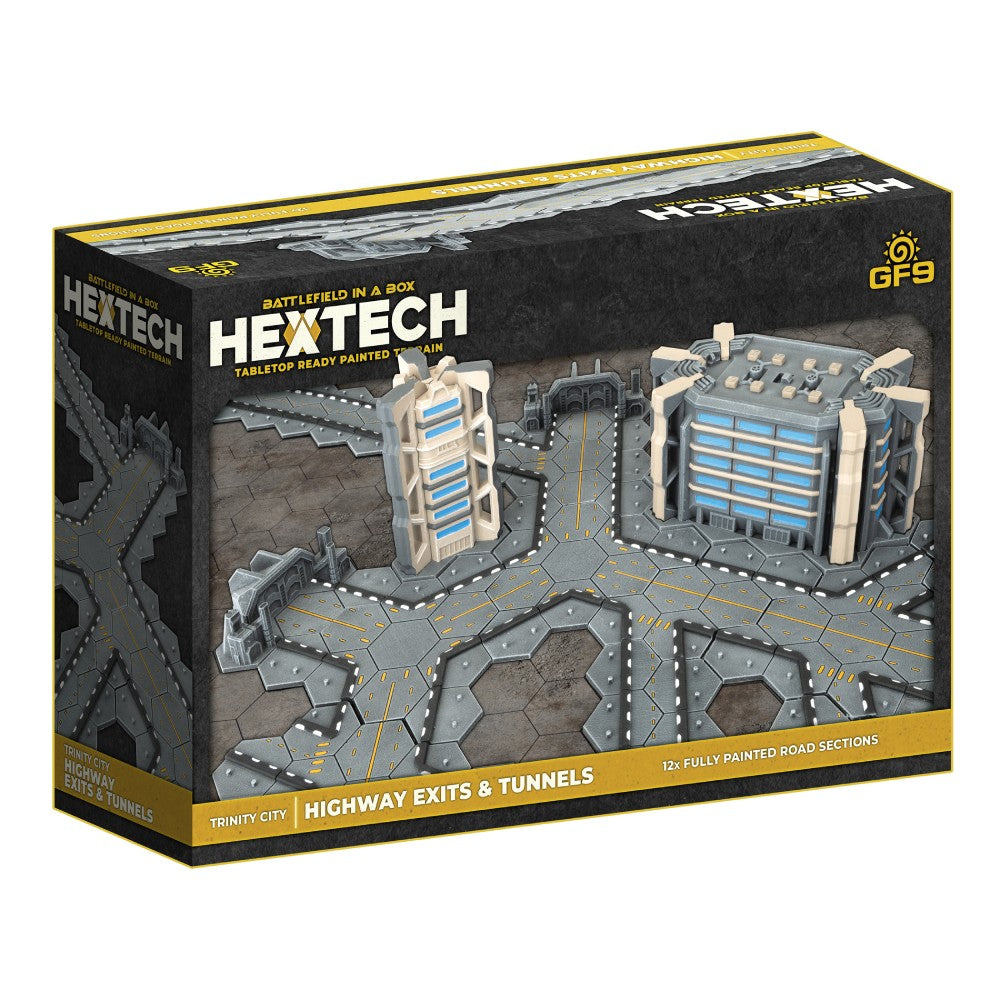 Hextech Terrain: Trinity City – Highway Exits and Tunnels