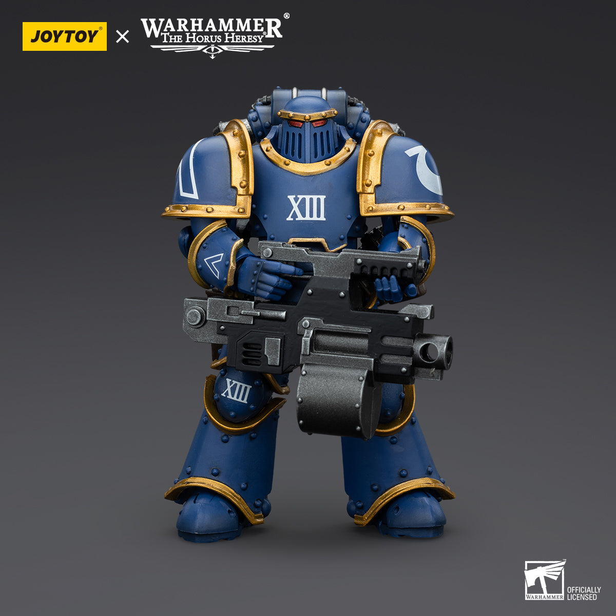 Warhammer Collectibles: 1/18 Scale Ultramarines Legion MKIII Tactical Support Squad Legionary w Bolt