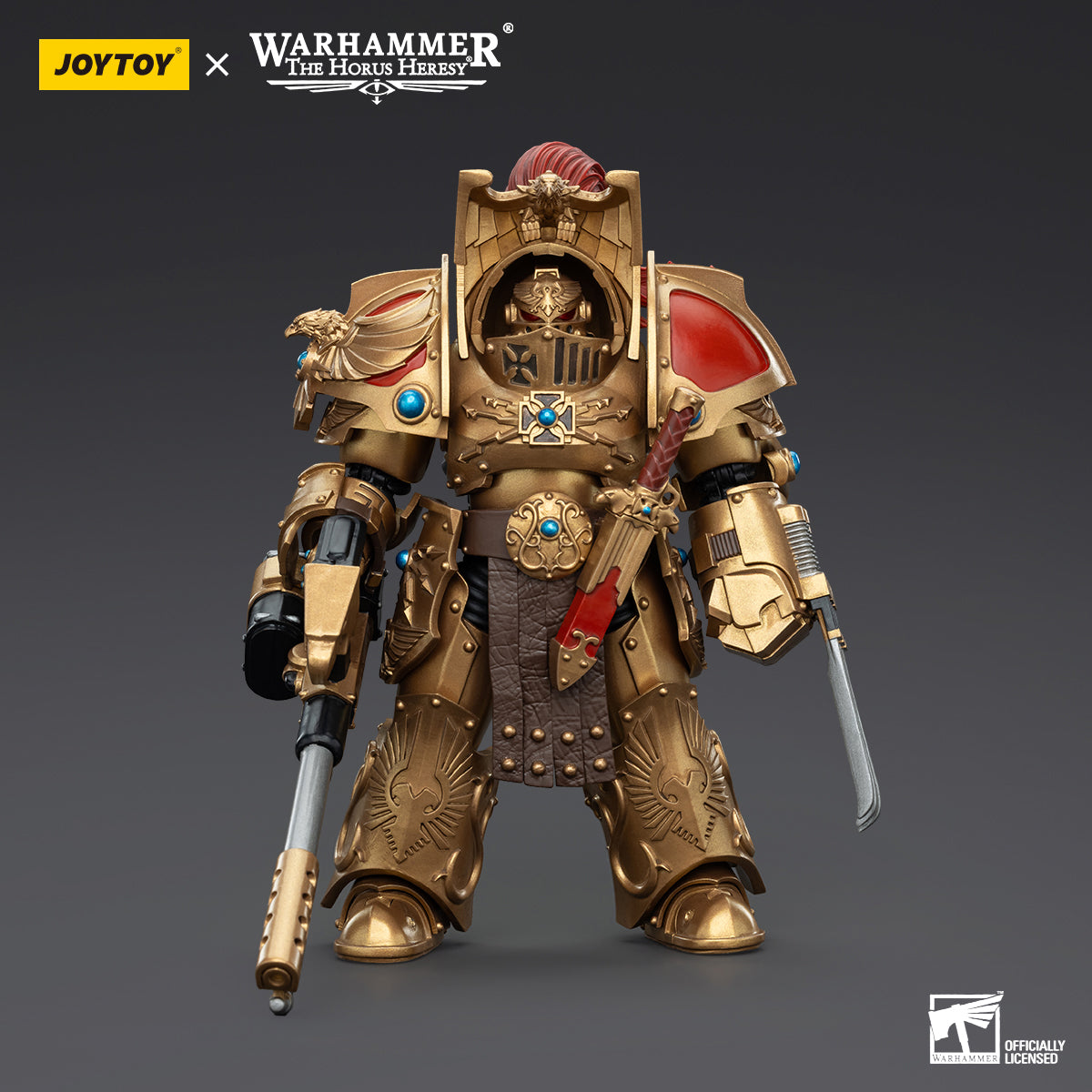 Warhammer Collectibles: 1/18 Scale Legio Custodes Aquilon Terminator Squad Aquilon w Firepike