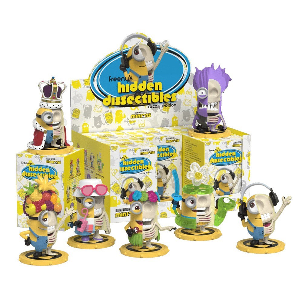 Mighty Jaxx: Freeny's Hidden Dissectibles Minions Series 1 – Vacay Edition Display