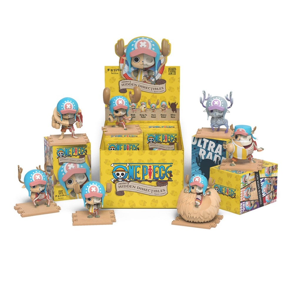 Mighty Jaxx: Freeny's Hidden Dissectibles – One Piece (Series 3) Display