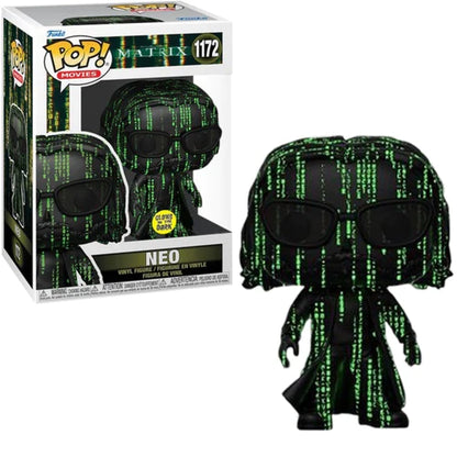 The Matrix Resurrections - Neo in the Matrix Glow US Exclusive Pop! Vinyl #1172