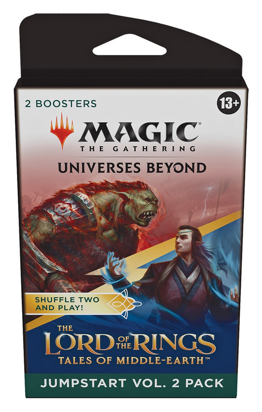 Magic the Gathering the Lord of the Rings Tales of Middle Earth Holiday Release Jumpstart Boosters Volume 2 Multipack (2 Boosters Per Pack)