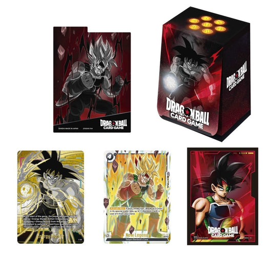 Dragon Ball Super Card Game: Fusion World – Official Card Case & Sleeves Set 1 Display: Bardock