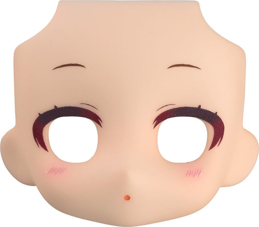 Nendoroid Doll Customizable Face Plate Narrowed Eyes with Makeup (Cream)