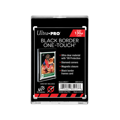 Ultra Pro: 130PT Black Border UV ONE-TOUCH Magnetic Holder