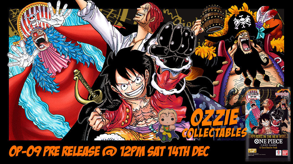 One Piece OP-09 Pre-Release Tournament - Sat 14 Dec 12pm