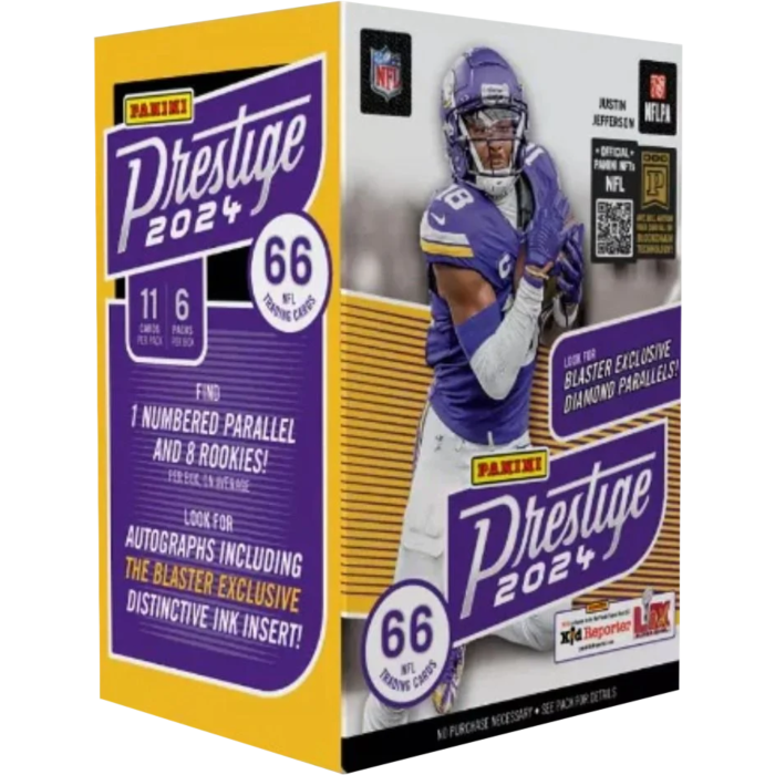 2024 Panini Prestige Football Trading Cards Blaster Box