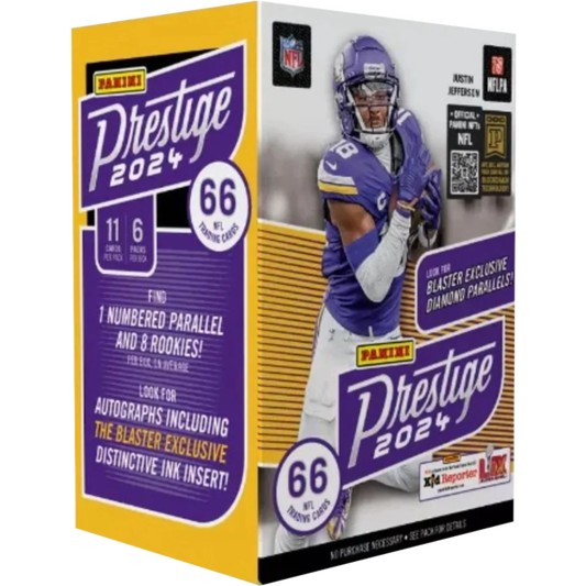 2024 Panini Prestige Football Trading Cards Blaster Box