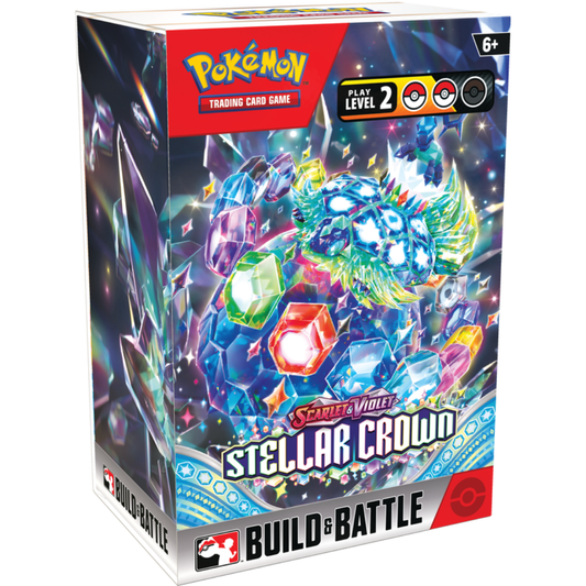 POKÉMON TCG Scarlet & Violet SV7 Stellar Crown Build & Battle Box