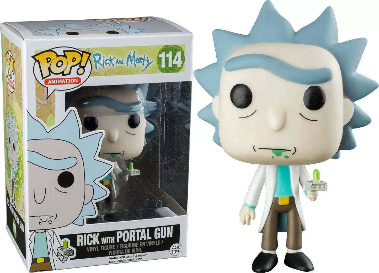 Rick and Morty - Rick with Portal Gun US Exclusive Pop! Vinyl #114