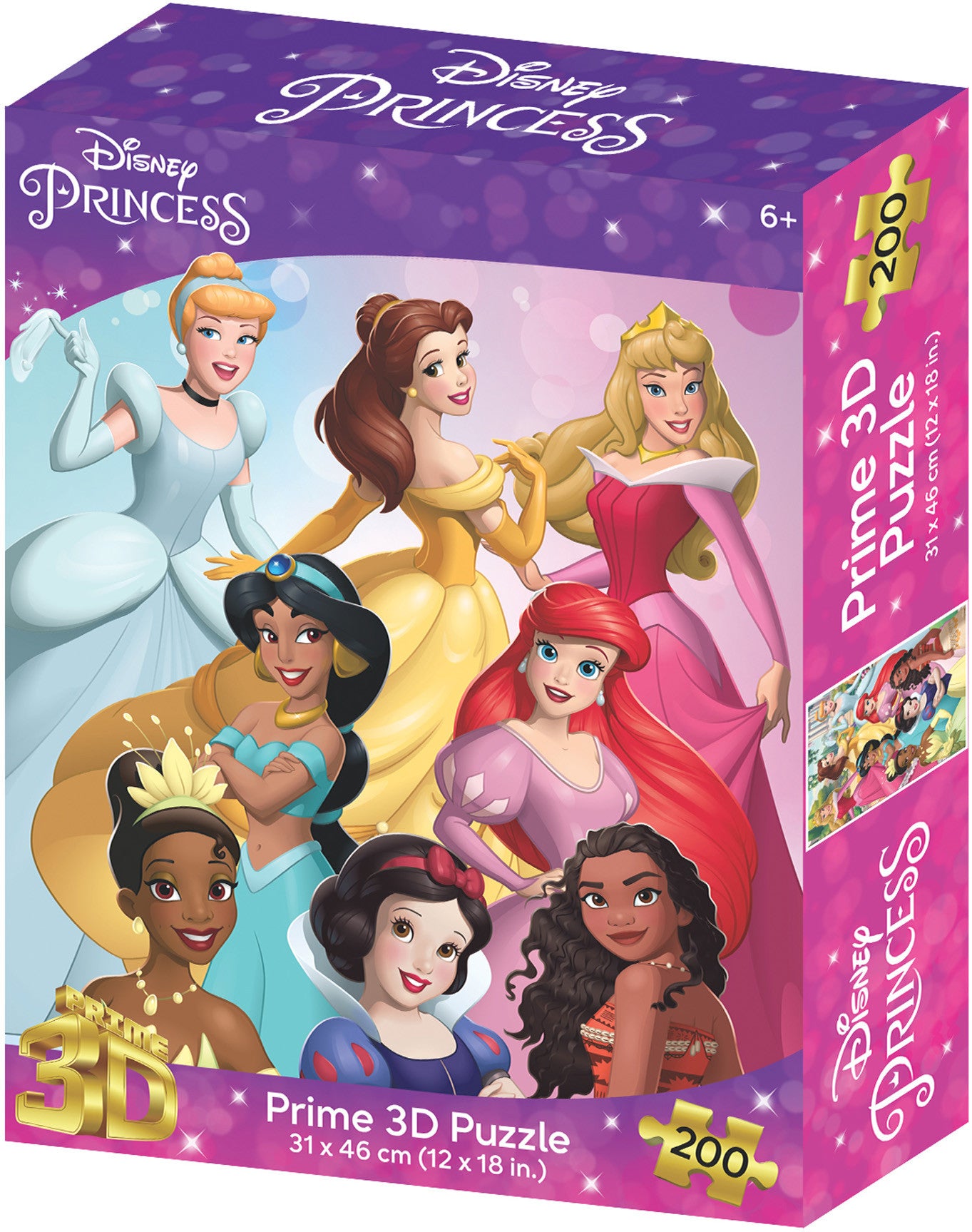 Prime3D Disney Princess - 200 Piece 3D Puzzle