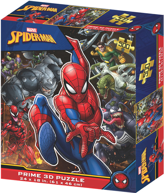 Prime3D Marvel Spider-Man - 500 Piece 3D Puzzle