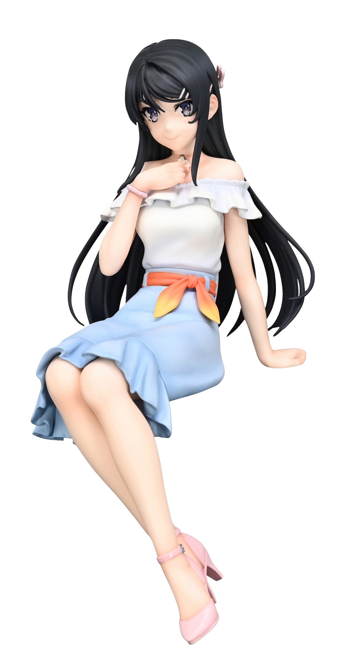 Rascal Does Not Dream Series Noodle Stopper Figure Mai Sakurajima Summer Outfit Version