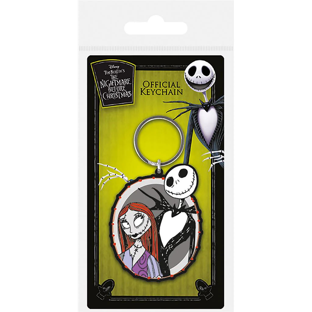 Nightmare Before Christmas -  Jack & Sally PVC Keychain