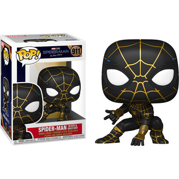 Spider-Man: No Way Home - Spider-Man Black & Gold Pop! Vinyl #911