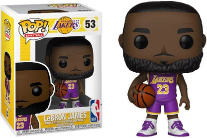 NBA: Lakers - Lebron James (Purple) US Exclusive Pop! Vinyl #53