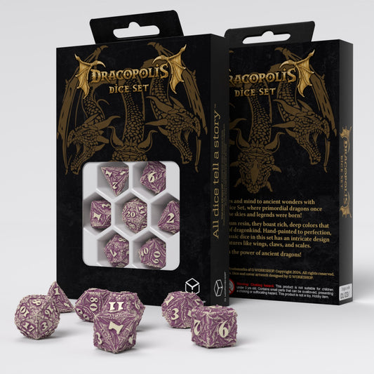 Q Workshop - Dracopolis - The Yucatan Featherwing Dice Set 7