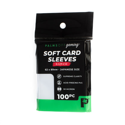 Soft Card Sleeves - Japanese Size - 100pc